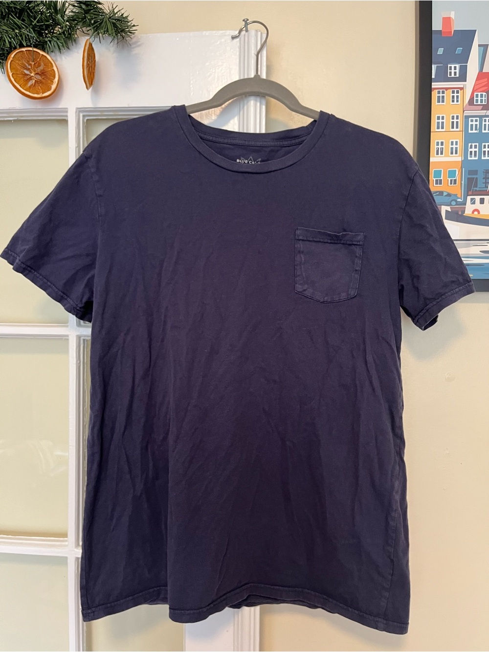 Men's Navy Pocket Tee